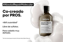 Cargar imagen en el visor de la galería, Shampoo Serie Expert Absolut Repair Molecular 300ml