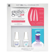 Cargar imagen en el visor de la galería, KIT GELISH SOFT GEL MEDIUM STILETTO 1120075