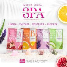 Cargar imagen en el visor de la galería, Kit Spa Manicura y Pedicura Naranja 4 Sobres