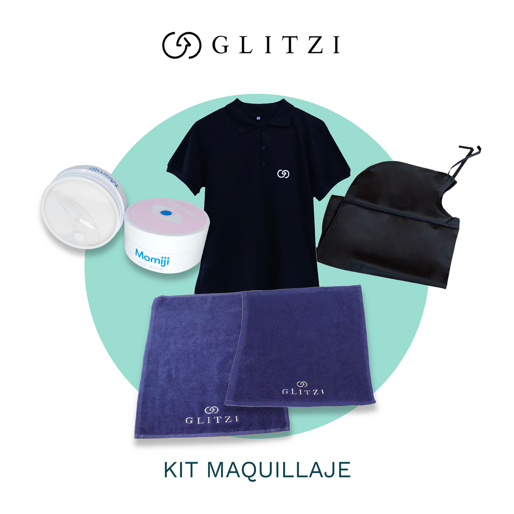 Kit Maquillaje y Peinado Parches Momiji Glitzi *ENTREGA OFICINA*